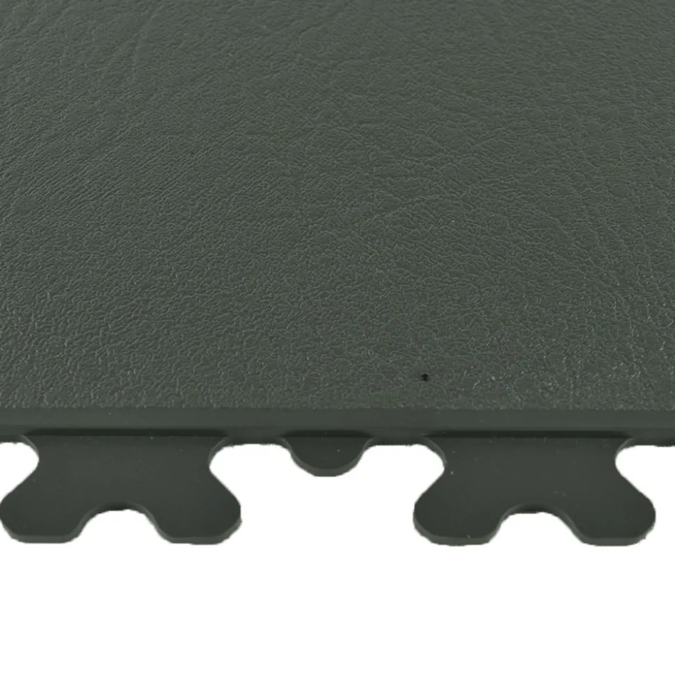 SupraTile Hidden Leather Black/Grays 5.5 mm x 20x20 Inches Case of 10