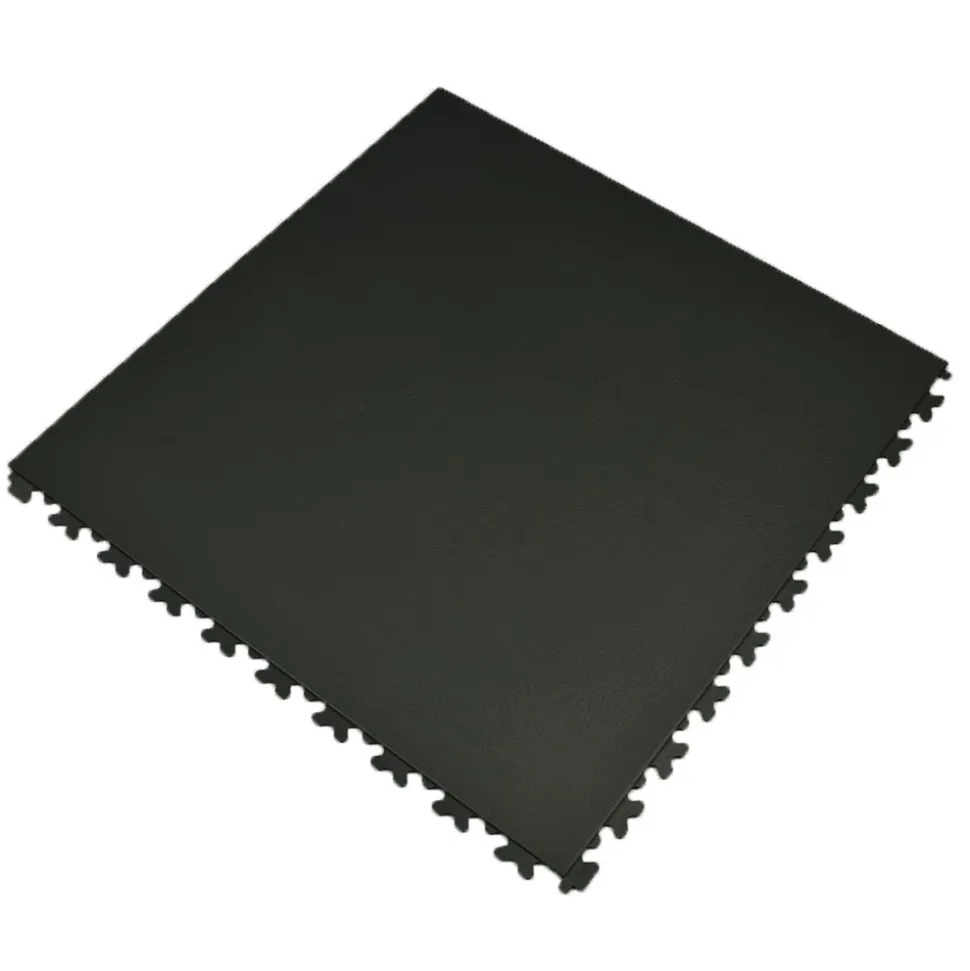 SupraTile Hidden Leather Black/Grays 5.5 mm x 20x20 Inches Case of 10