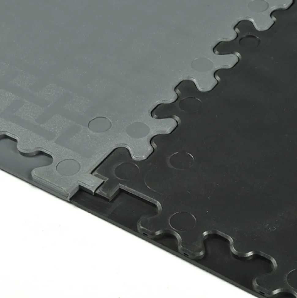 SupraTile Hidden Leather Black/Grays 7 mm x 20x20 Inches Case of 10