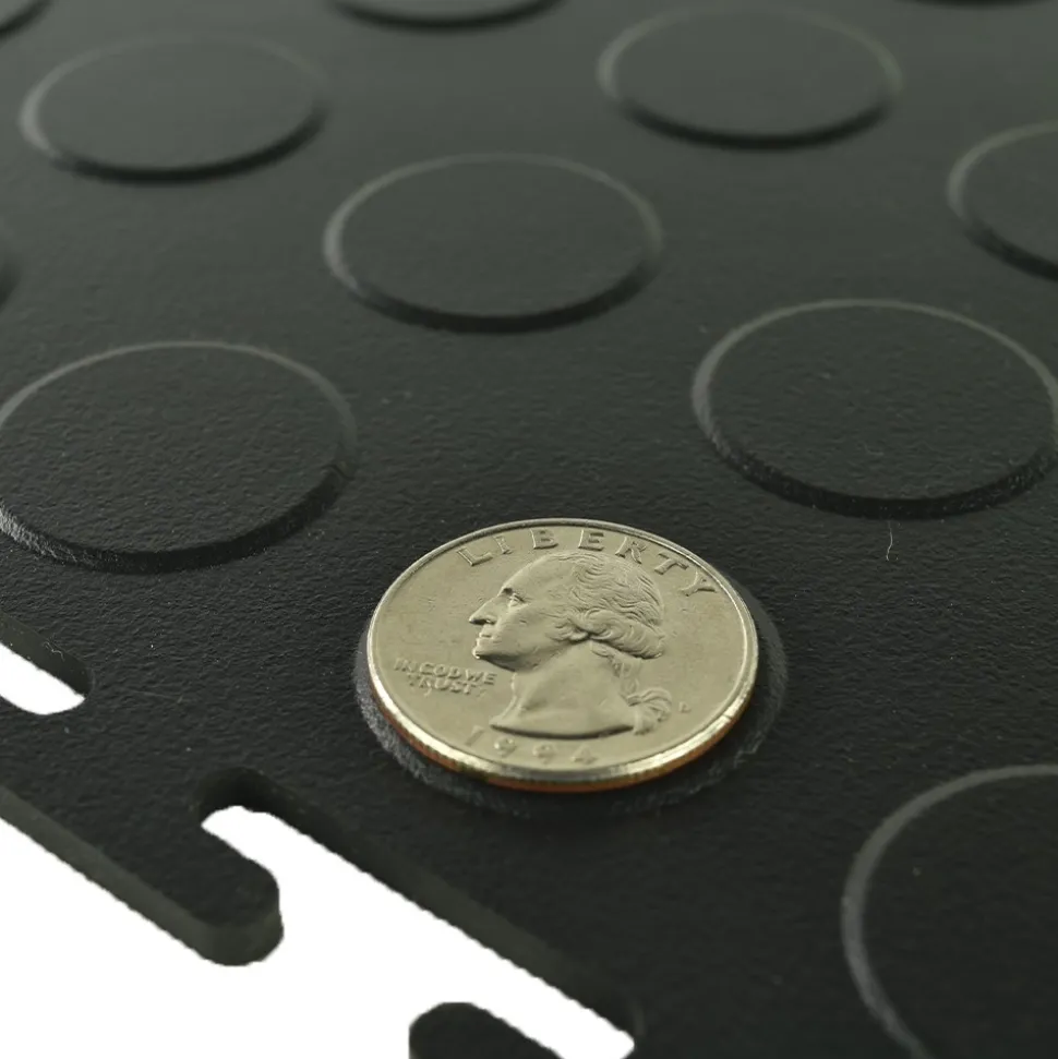 SupraTile T-Joint Coin Black/Grays 4.5 mm x 20x20 Inches Case of 12