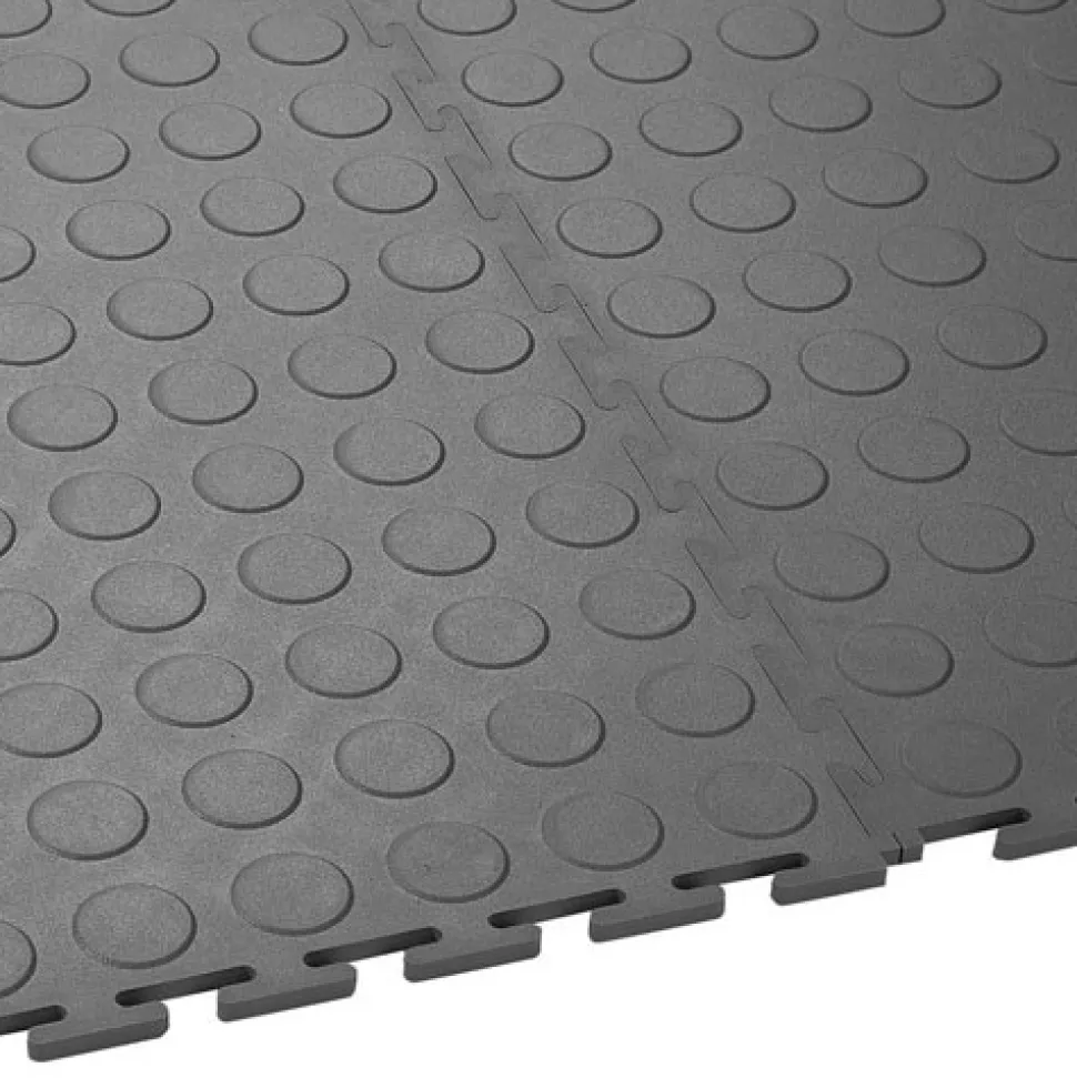SupraTile T-Joint Coin Black/Grays 6.5 mm x 20x20 Inches Case of 10