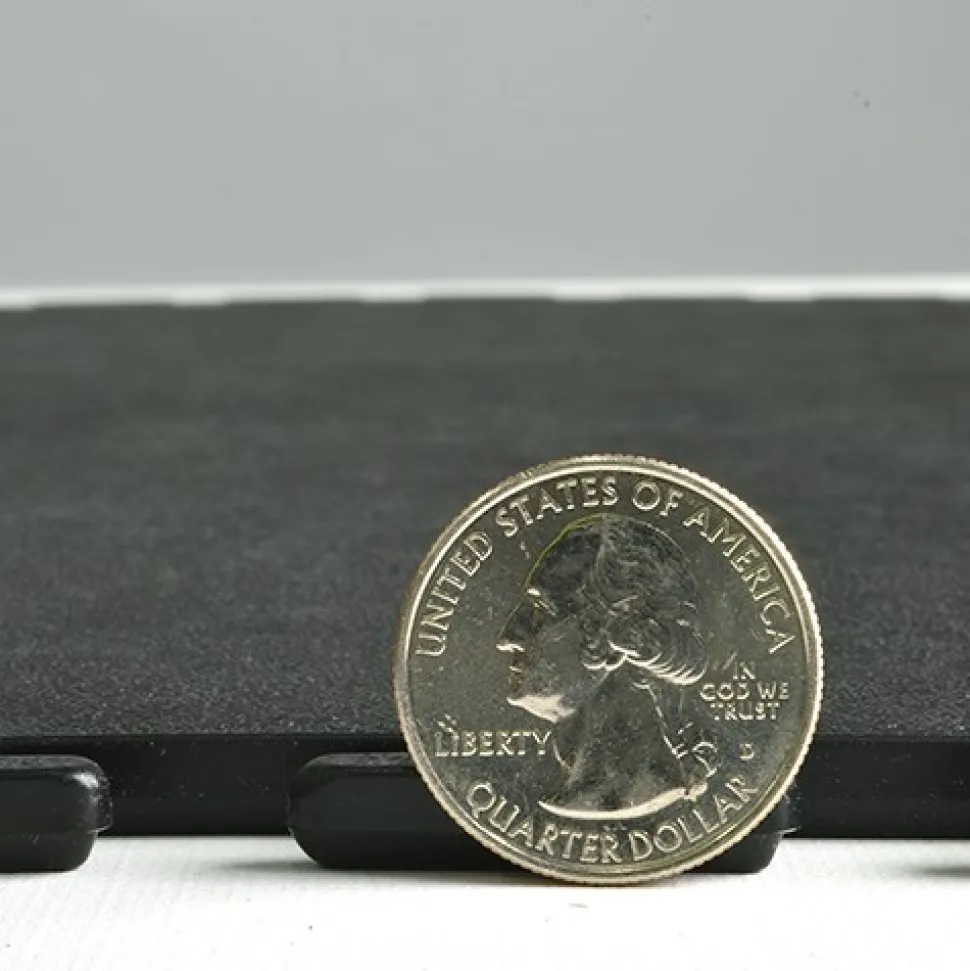 SupraTile T-Joint Textured Black/Grays 6.5 mm x 20x20 Inches Case of 10