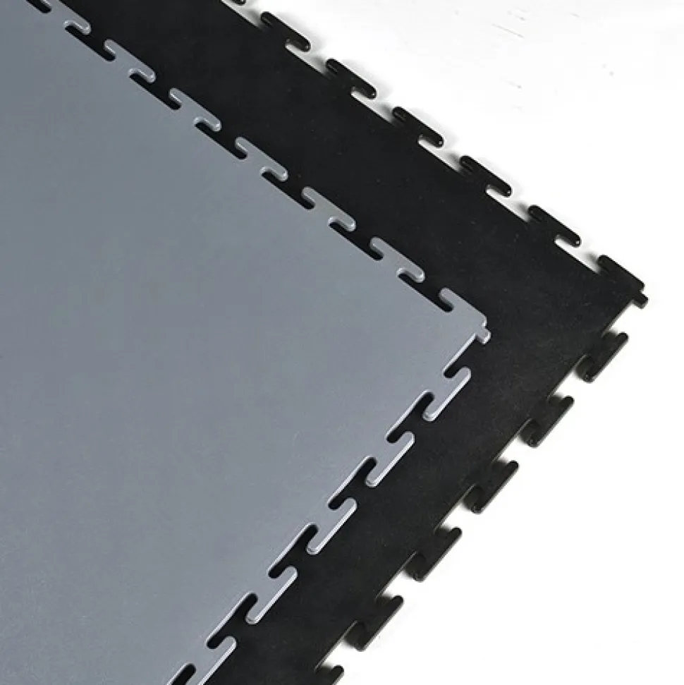 SupraTile T-Joint Textured Black/Grays 6.5 mm x 20x20 Inches Case of 10