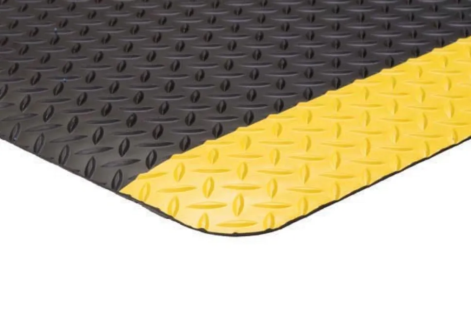 Supreme Diamond Foot Fatigue Mat Colored Borders 3x75 feet