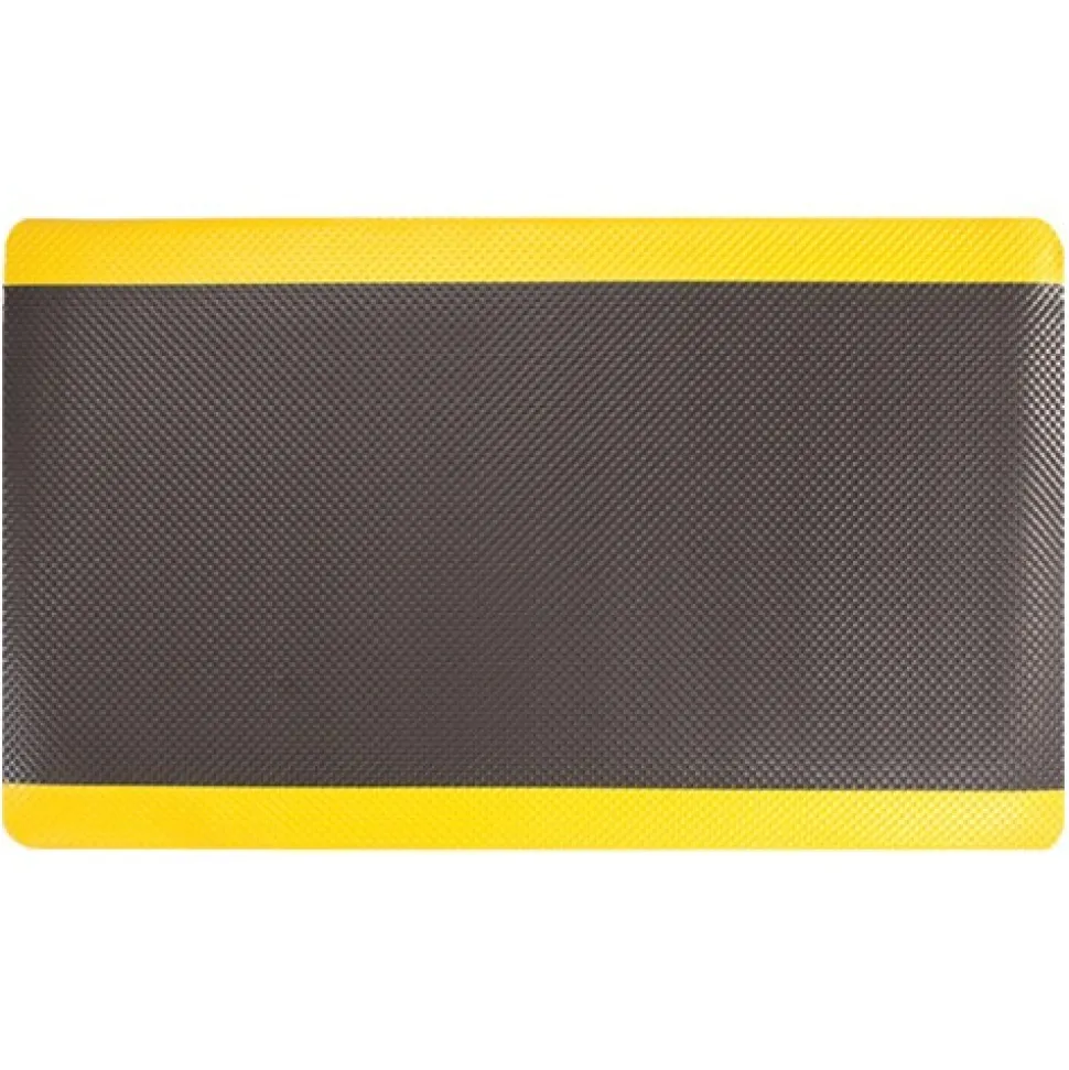 Supreme Sliptech Anti-Fatigue Mat Black/Yellow 3x10 feet