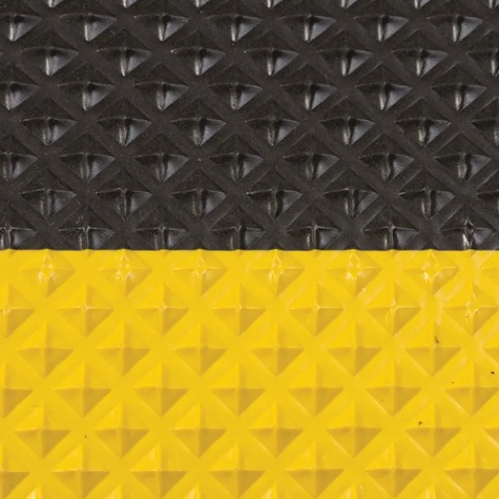 Supreme Sliptech Anti-Fatigue Mat Black/Yellow 3x60 feet