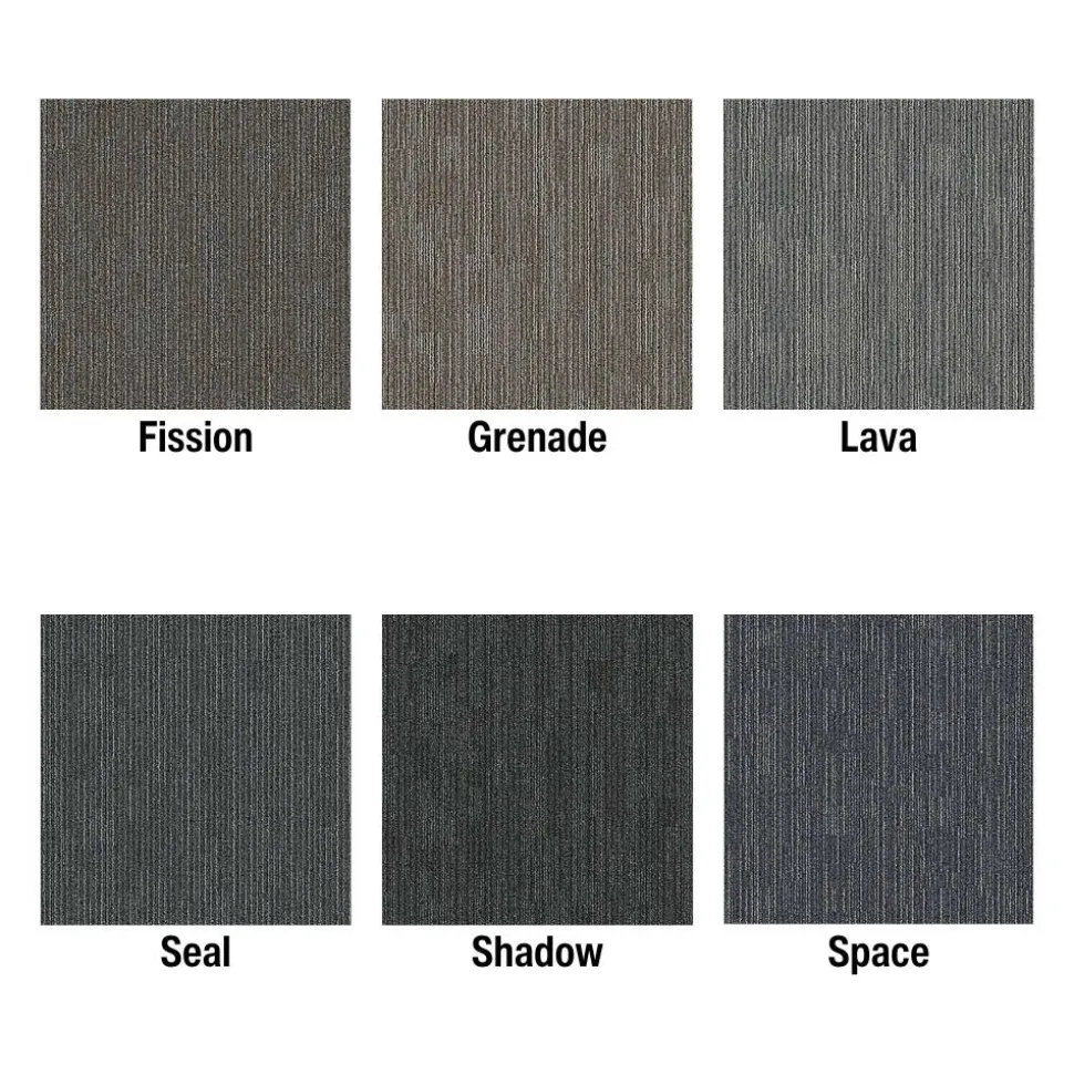 Surface Stitch Commercial Carpet Tiles 2.08 mm x 24x24 Inches Carton of 24