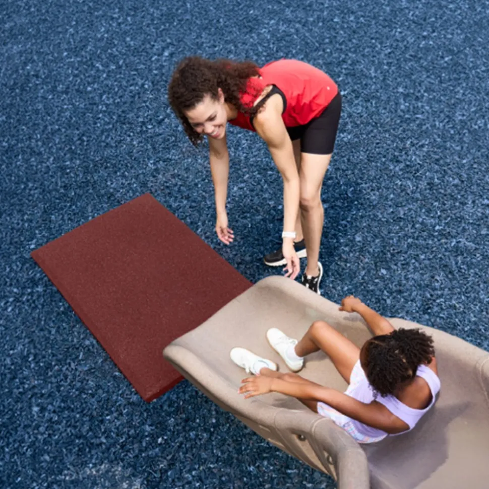 Swing Set Rubber Mat Standard 24x40 x 1 Inch