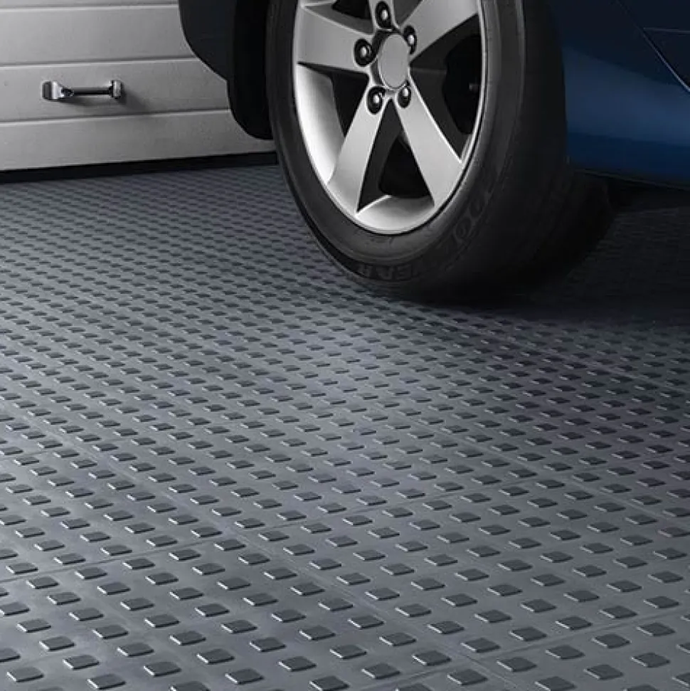 TechFloor Premium Garage Tile with Traction Top Carton of 10
