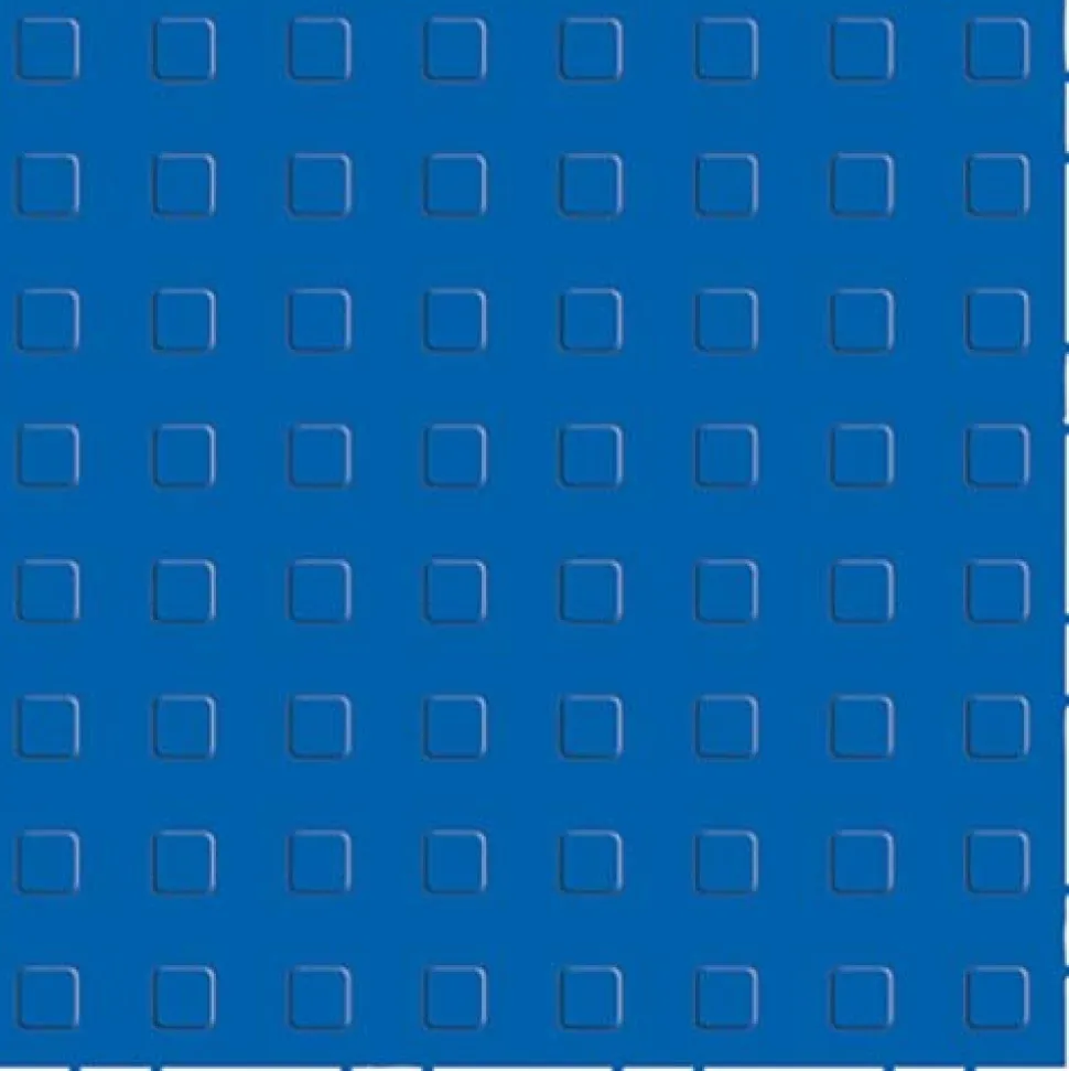 TechFloor Solid Garage Tile with Raised Squares Carton of 10