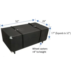 Trade Show 20 Ft. x 20 Ft. Shipping and Storage Case with Wheels