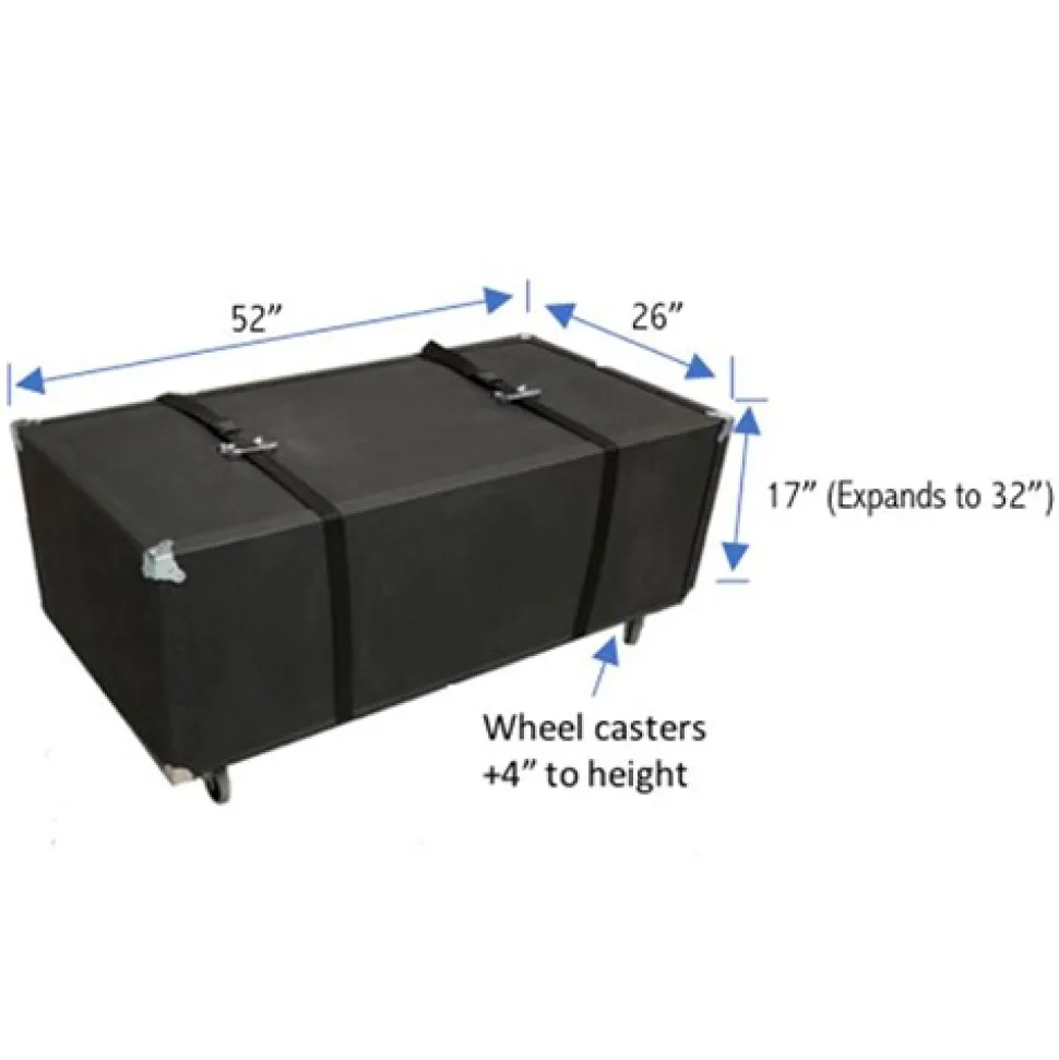 Trade Show 20 Ft. x 20 Ft. Shipping and Storage Case with Wheels