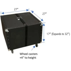 Trade Show 10 Ft. x 20 Ft. Shipping and Storage Case with Wheels