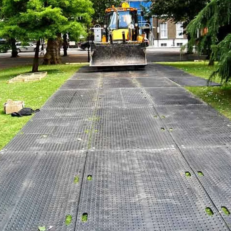 TrakMat Ground Cover Mat Black 1/2 Inch x 3x8 Ft.