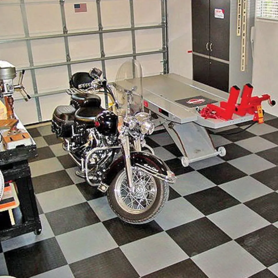 Tuff Seal Warehouse Garage Floor Tile Black