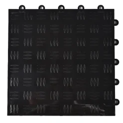 TurboTile Diamond Garage Floor Tile 5/8 Inch x 1x1 Ft.