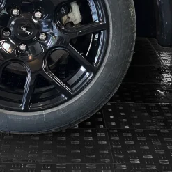 TurboTile Diamond Garage Floor Tile 5/8 Inch x 1x1 Ft.