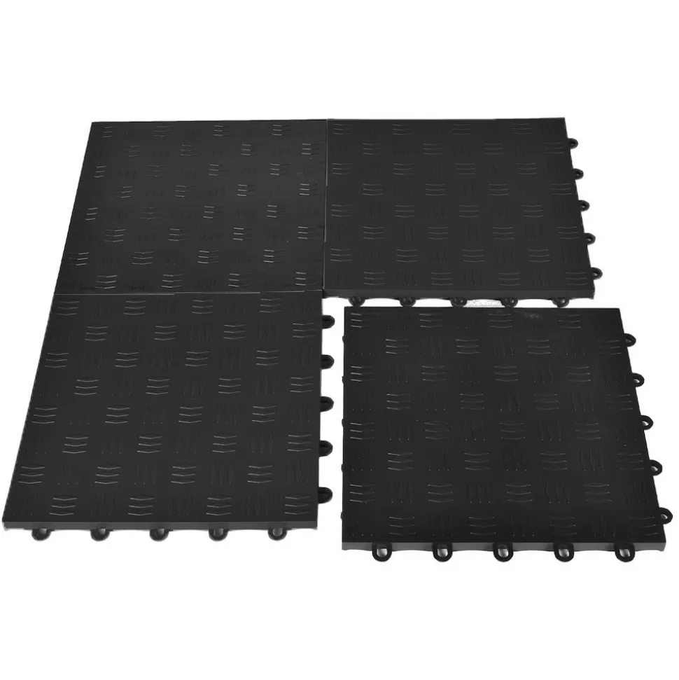 TurboTile Diamond Garage Floor Tile 5/8 Inch x 1x1 Ft.