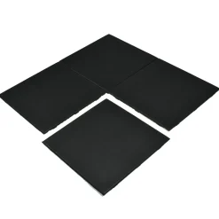 UltraTile Rubber Weight Floor Black 1 Inch x 2x2 Ft. with Quad Blok