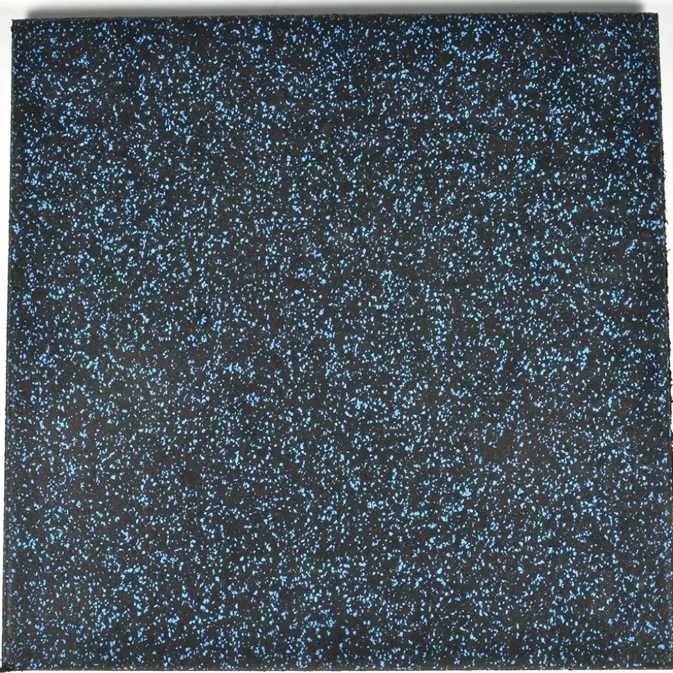 UltraTile Rubber Weight Floor Standard Colors 1 Inch x 2x2 Ft. with Quad Blok