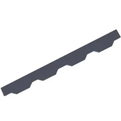 VersaCourt Outdoor Court Foundation Finish Edge 1.25 Inch 2x28 Inches