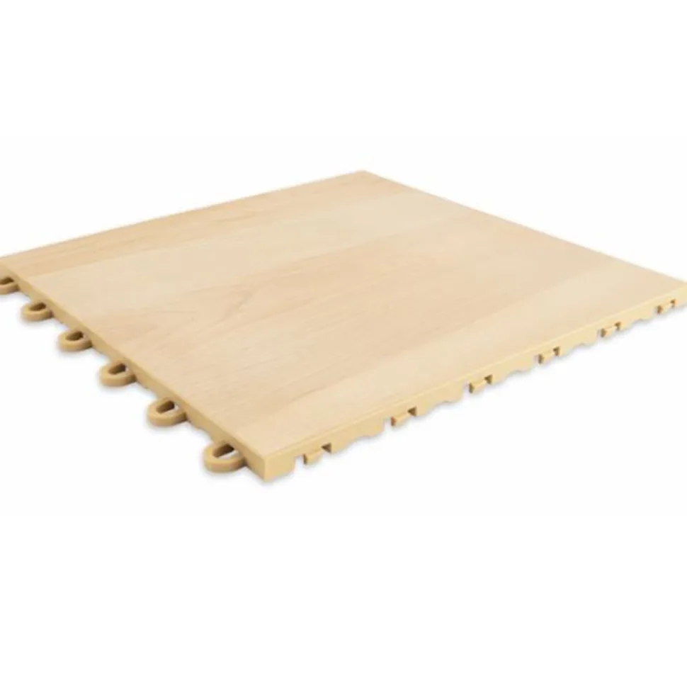VersaCourt Pro Wood Grain Court Tile 1/2 Inch x 12x12 Inches