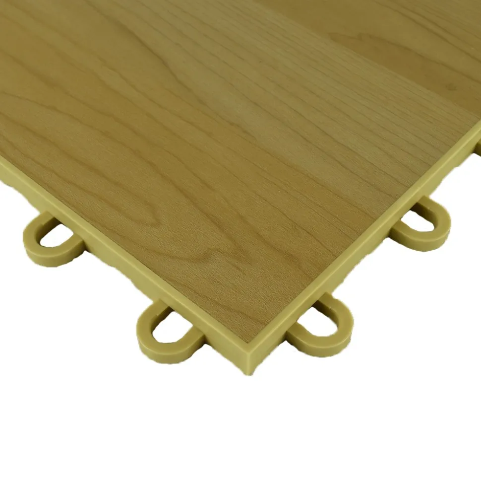 VersaCourt Pro Wood Grain Court Tile 1/2 Inch x 12x12 Inches