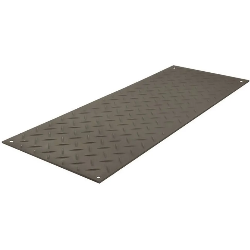 VersaMats Diamond-Versa Tread Black 1/2 Inch x 3x8 Ft.