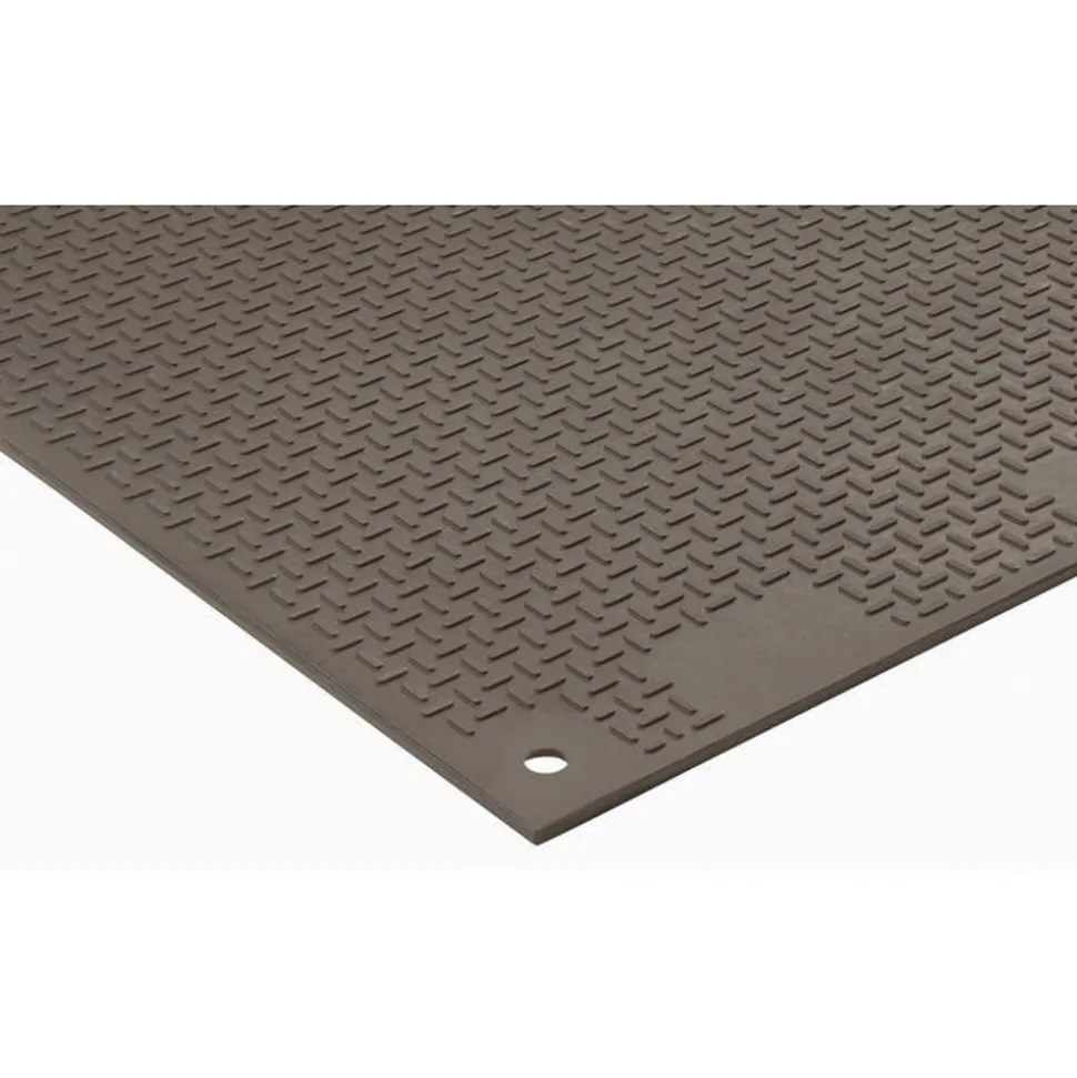 VersaMats Diamond-Versa Tread Black 1/2 Inch x 4x8 Ft.