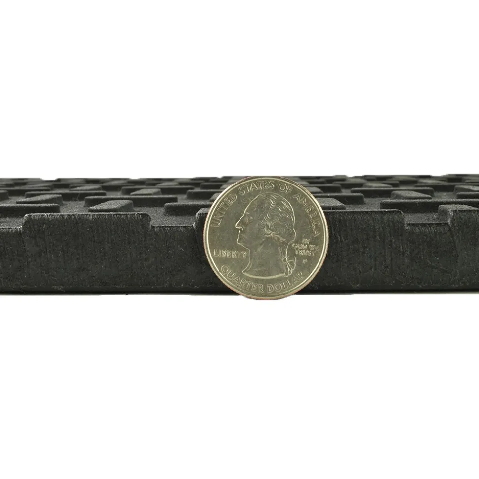 VersaMats Diamond-Versa Tread Black 1/2 Inch x 4x8 Ft.