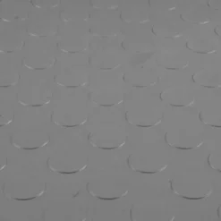 Warehouse Floor Coin PVC Tile Gray 1/4 Inch x 19.625x19.625 Inches