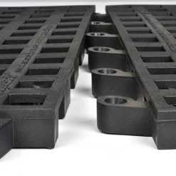 Wearwell ErgoDeck HD Open Black 18 x 18 Inch Tile Case of 10