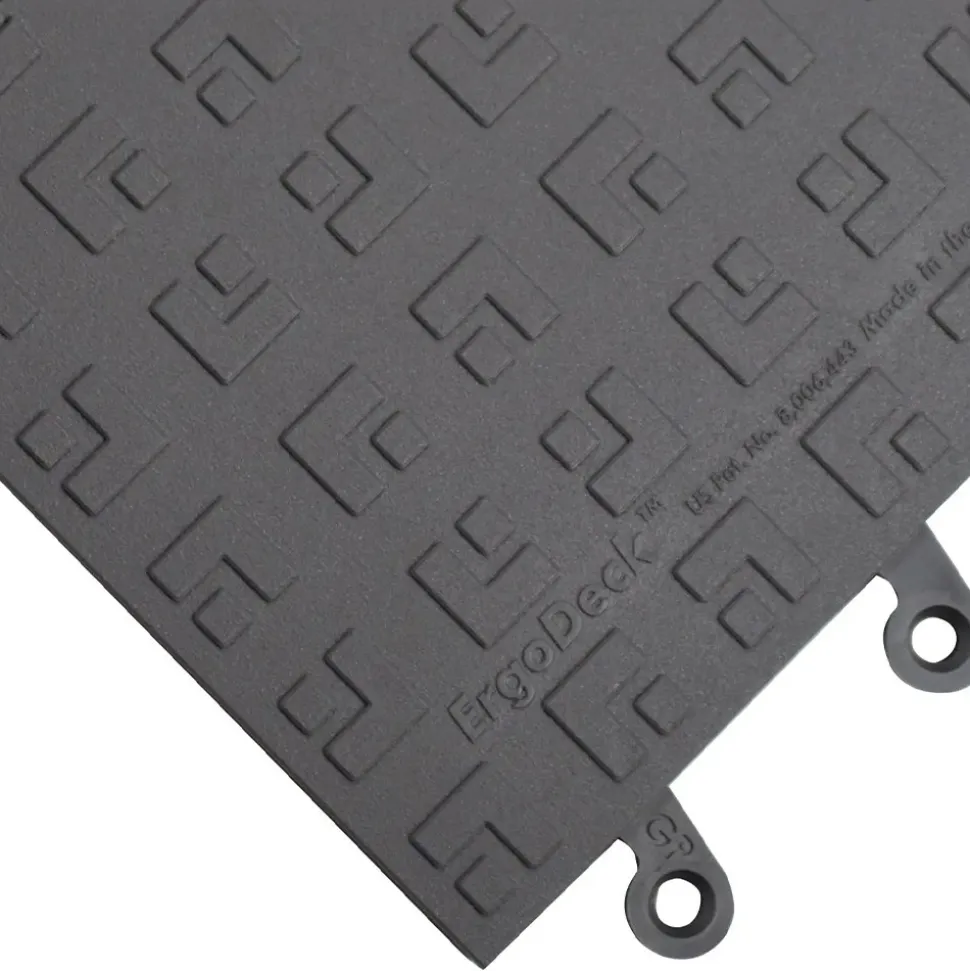 Wearwell ErgoDeck MAX Geometric Tile 7/8 Inch x 18x18 Inches Case of 10