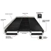 Wearwell Foundation Platform System Open 12Hx18Wx72L Inch Kit