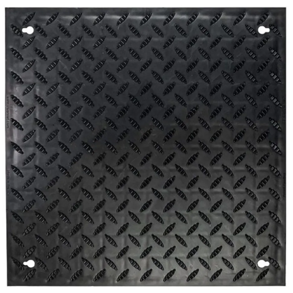 Wearwell Foundation Platform System Diamond-Plate 4Hx18Wx36L Inch Kit