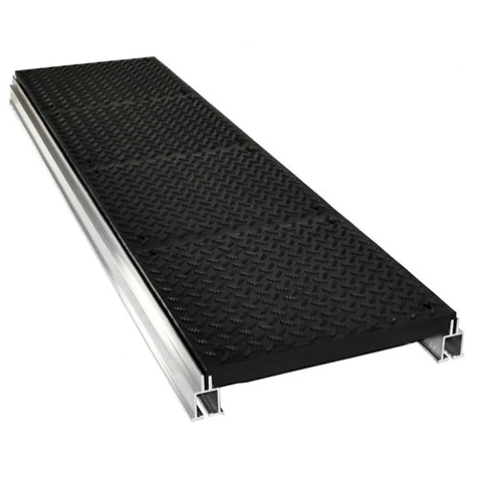 Wearwell Foundation Platform System Diamond-Plate 4Hx18Wx36L Inch Kit
