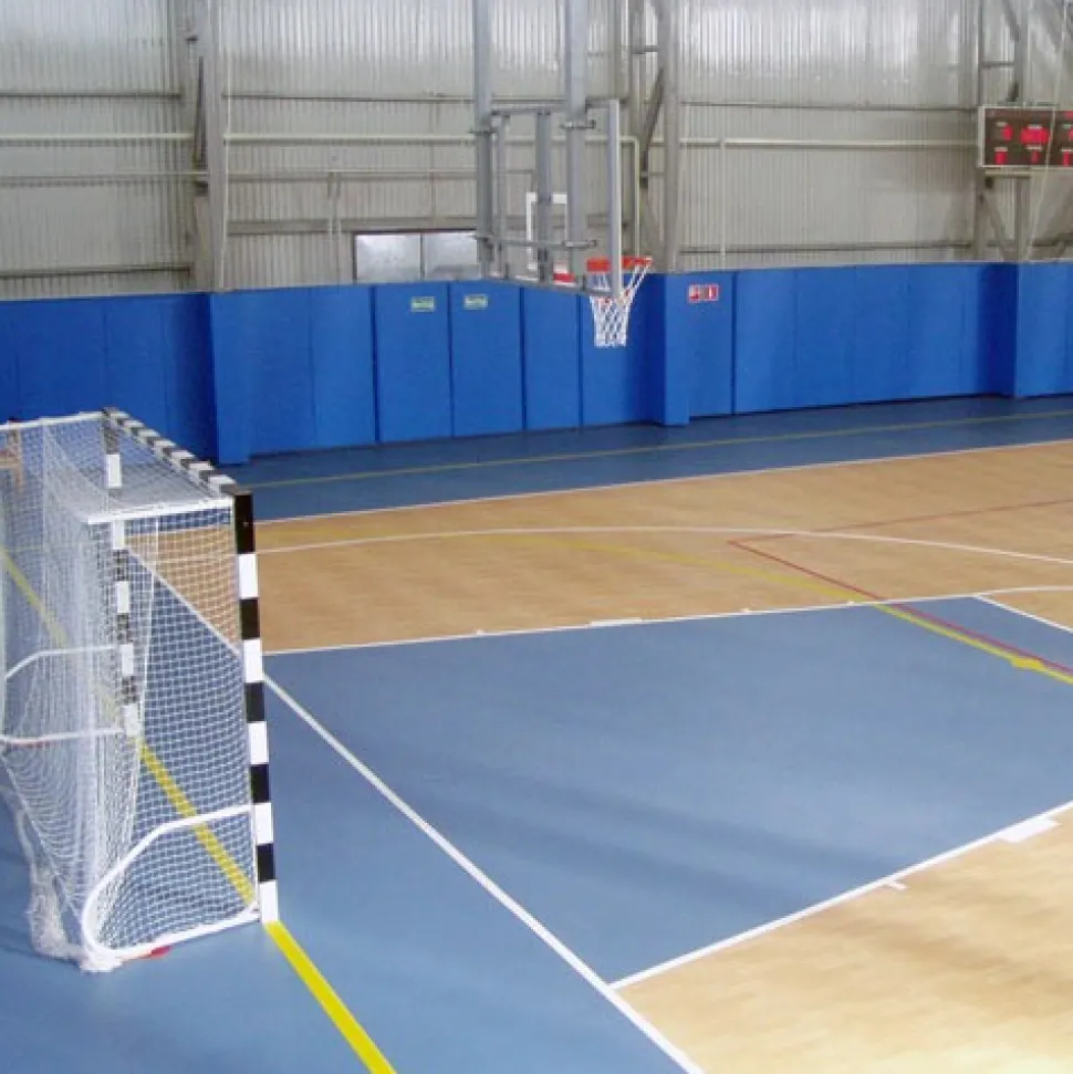 Woodflex Maple Vinyl Multi-Purpose Gym Flooring Full Roll 6.58 Ft. x 65.33 Ft.