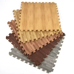 Wood Grain Foam Tiles Reversible 1/2 Inch x 2x2 Ft.
