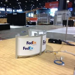 Wood Grain Reversible Interlocking Foam Tiles Trade Show 10x20 Ft. Kit