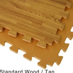 Wood Grain Reversible Interlocking Foam Tiles Trade Show 10x20 Ft. Kit