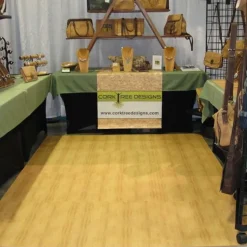 Wood Grain Reversible Interlocking Foam Tiles Trade Show 20x20 Ft. Kit