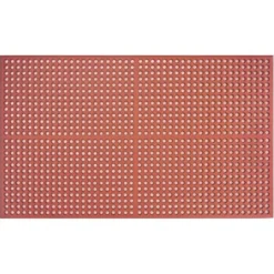 WorkStep Red Perforated Drainage Mat 3x15 Feet