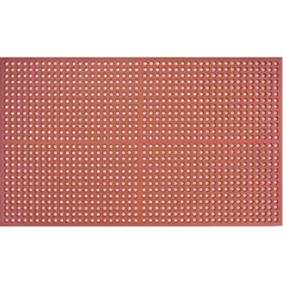 WorkStep Red Perforated Drainage Mat 3x20 Feet