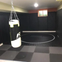 10x10 Ft Home Wrestling MMA Mat 1.25 Inch Kit